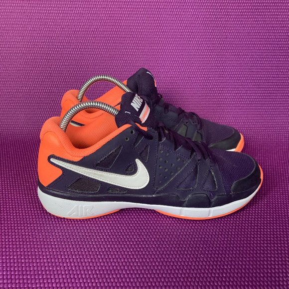 Nike Shoes - Nike Air Vapor Advantage Navy Blue Mango Athletic Sneakers